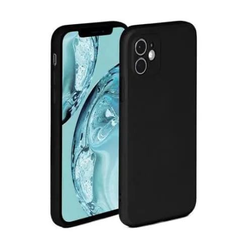 Silicone Case for iPhone 12/iPhone 12 Pro (6.1”) (Goospery Black)