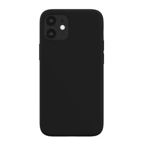 9eight5 Phone cases Silicone Case for iPhone 12 Mini (5.4”) (Black) Silicone Case for iPhone 12 Mini (5.4”) (Black)