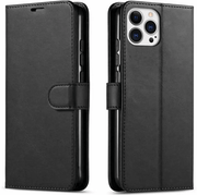 iPhone 12 Pro Max Flip PU Leather Wallet Case (Black) – view 2