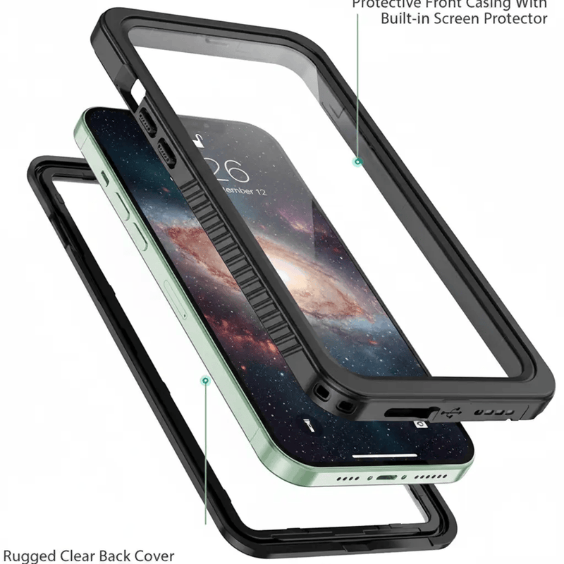 techplus iPhone 13 Waterproof Case Redpepper Full Protective Cover iPhone 13 Waterproof Case Redpepper Full Protection