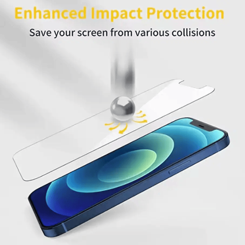 techplus Iphone 15 Clear Tempered Glass Screen Protector 9H 2.5D Rounded Edge IPhone 15 Clear Tempered Glass Screen Protector 9H 2.5D