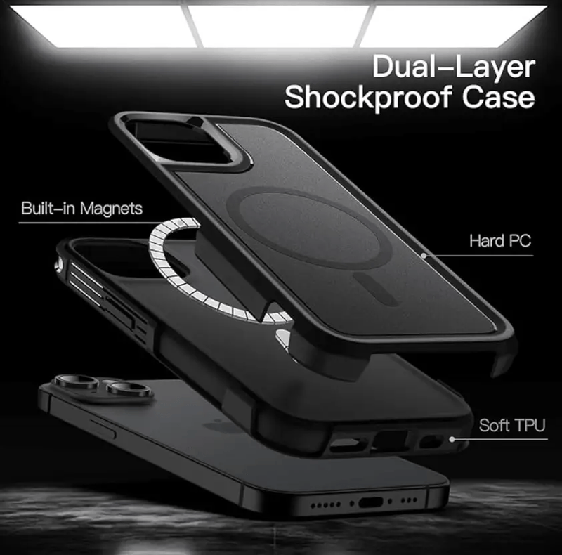 iPhone 14 Plus MagSafe Case – Rugged Shockproof Heavy Duty Cover – view 2