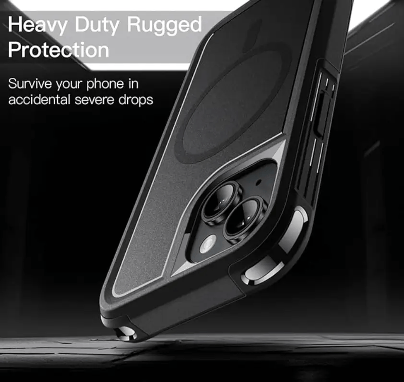 techplus iPhone 14 MagSafe Case – Rugged Shockproof Heavy Duty Cover TechPlus iPhone 14 MagSafe Rugged Case Heavy Duty