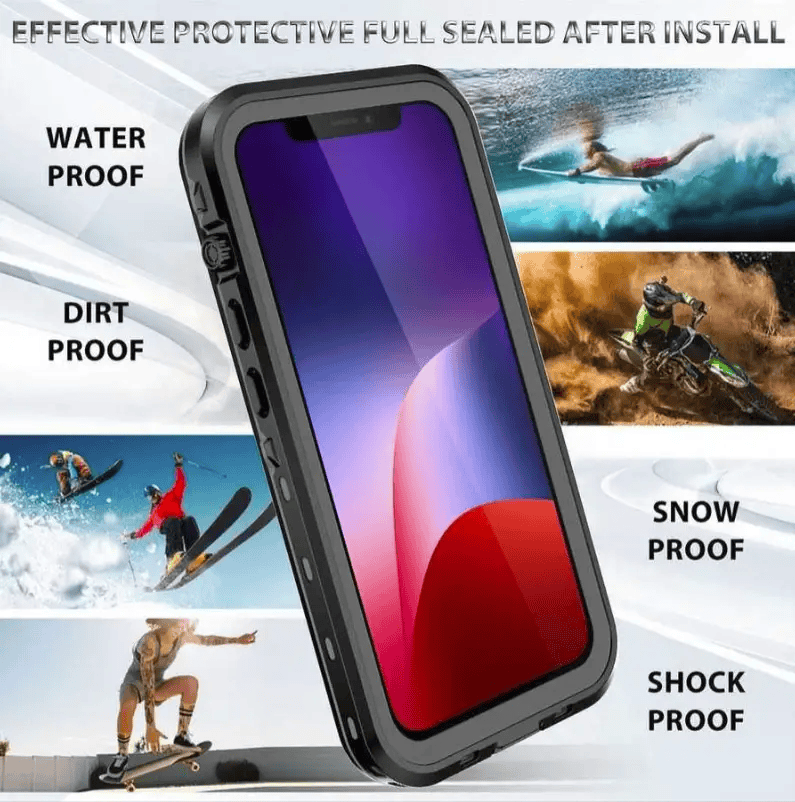 Waterproof Shockproof Case for iPhone 14 | Full Body Protective Cover – view 2