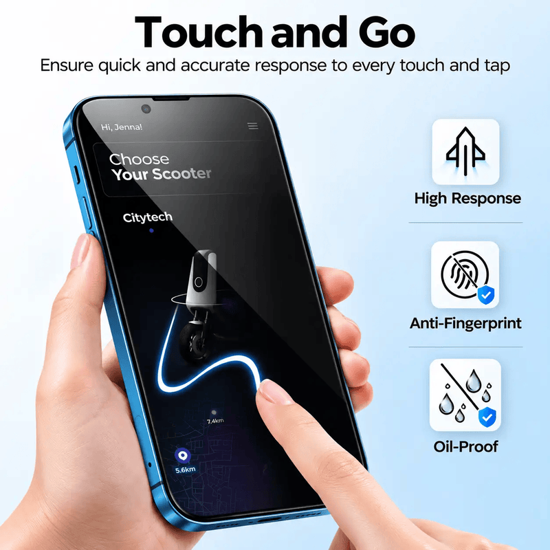 techplus IPhone 13 Privacy Tempered Glass Screen Protector 2 Pack IPhone 13 Privacy Tempered Glass Screen Protector