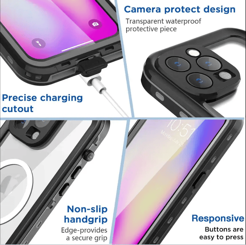 Waterproof Magsafe Case for iPhone 14 Pro | Redpepper Protective Cover – view 1
