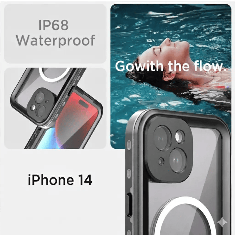 Waterproof Shockproof Case for iPhone 14 | Full Body Protective Cover – view 1