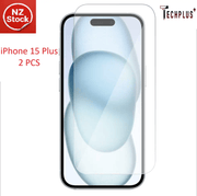 techplus iPhone 15 Plus Glass Screen Protector (2 pack) iPhone 15 Plus Glass Screen Protector (2 pack) | NZ