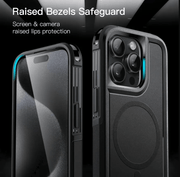 techplus iPhone 15 Pro MagSafe Case – Rugged Shockproof Heavy Duty Cover iPhone 15 Pro MagSafe Rugged Dual Layer Case