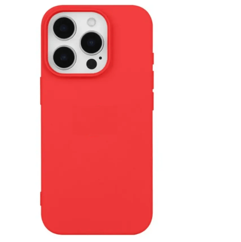 iPhone 15 Pro Max Silicone Case – Soft Protective Cover (Black, Blue, Red) – view 7