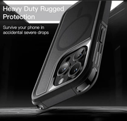 techplus iPhone 16 Pro MagSafe Case – Rugged Shockproof Heavy Duty Cover IPhone 16 Pro MagSafe Rugged Shockproof Case