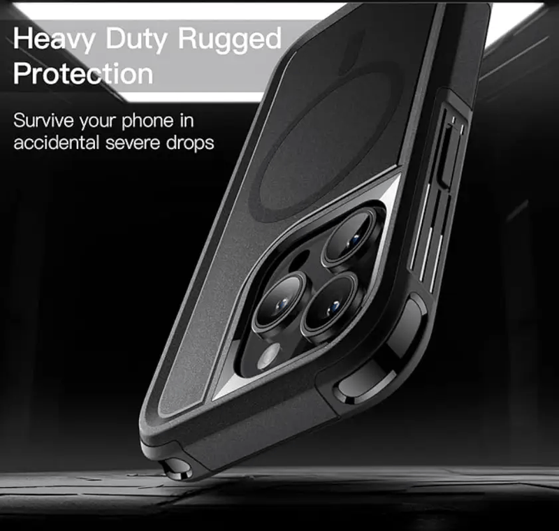 techplus iPhone 14 Pro Max MagSafe Case – Rugged Shockproof Heavy Duty Cover TechPlus iPhone 14 Pro Max MagSafe Rugged Case