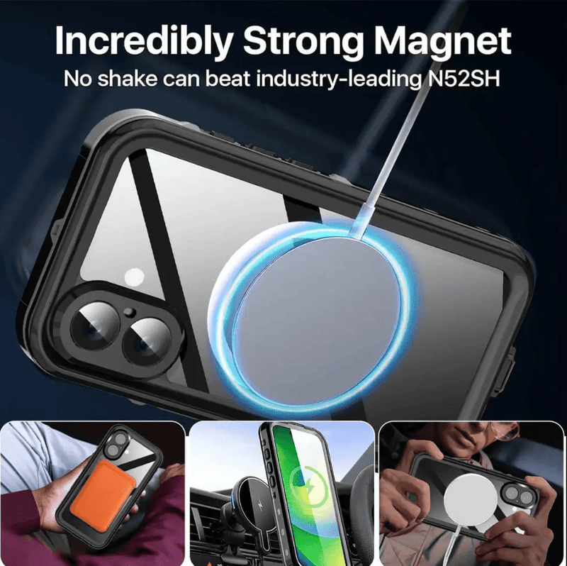 techplus Redpepper Waterproof Magsafe Case for iPhone 16 Redpepper MagSafe Waterproof Case For iPhone 16