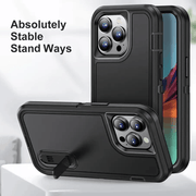 IPhone 16 pro Triple Layer Armor Hard Case with Kickstand – view 2