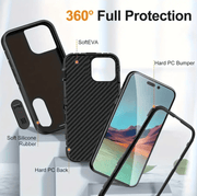 IPhone 16 pro Triple Layer Armor Hard Case with Kickstand – view 3