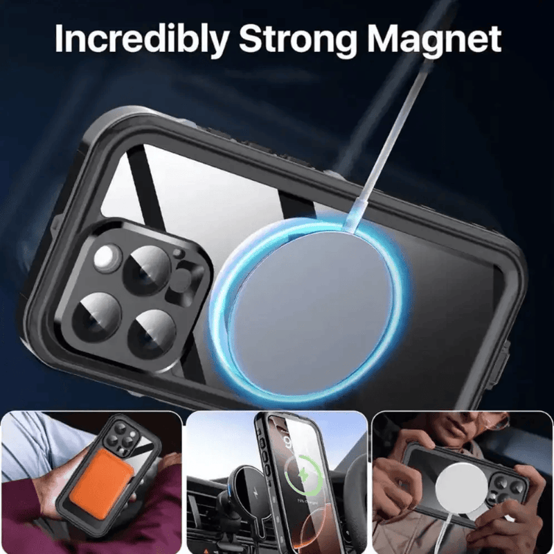 Redpepper Waterproof MagSafe Case for iPhone 16 Pro | Shockproof Cover – view 3