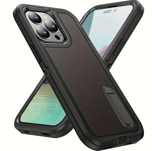 IPhone 16 pro Triple Layer Armor Hard Case with Kickstand – view 1