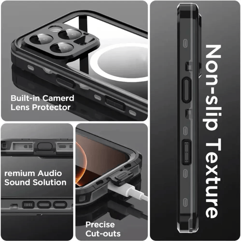 Redpepper Waterproof MagSafe Case for iPhone 16 Pro | Shockproof Cover – view 1