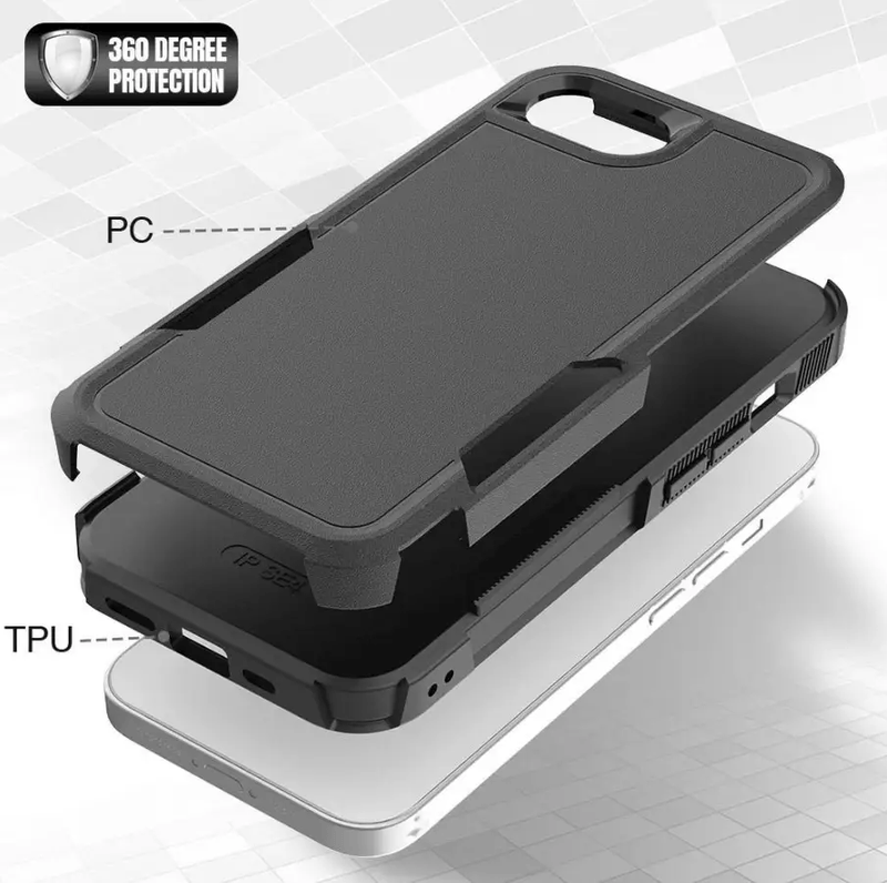 techplus Mobile Phone Case iPhone 16e Dual Layer Armor Hard Case iPhone 16e Dual Layer Armor Hard Case | NZ