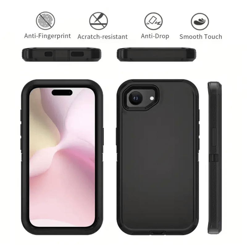 techplus Mobile Phone Case IPhone 16e Triple Layer Armor Hard Case IPhone 16e Triple Layer Armor Hard Case | NZ