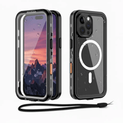 techplus Redpepper Waterproof MagSafe Case for iPhone 17 | Shockproof Cover TechPlus Waterproof MagSafe Case for iPhone 17
