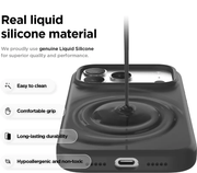 iPhone 17 Pro Max Black Silicone Case – Soft Protective Cover – view 4