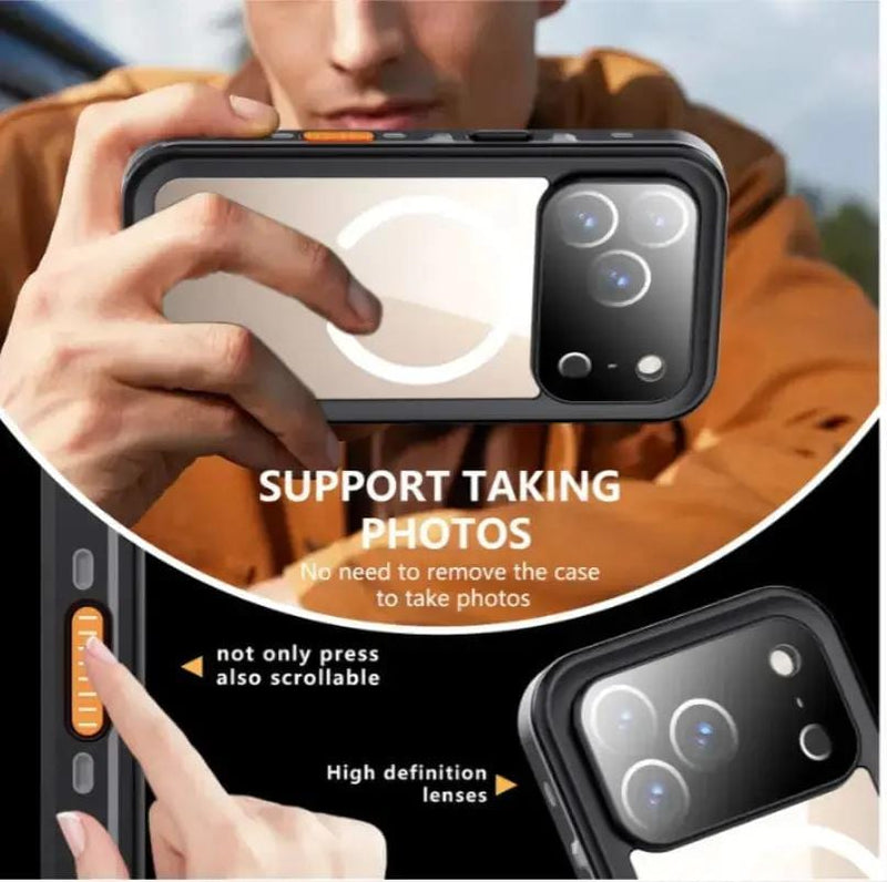 Waterproof & Shockproof Case for iPhone 17 Pro Max – Clear Protective Cover – view 5
