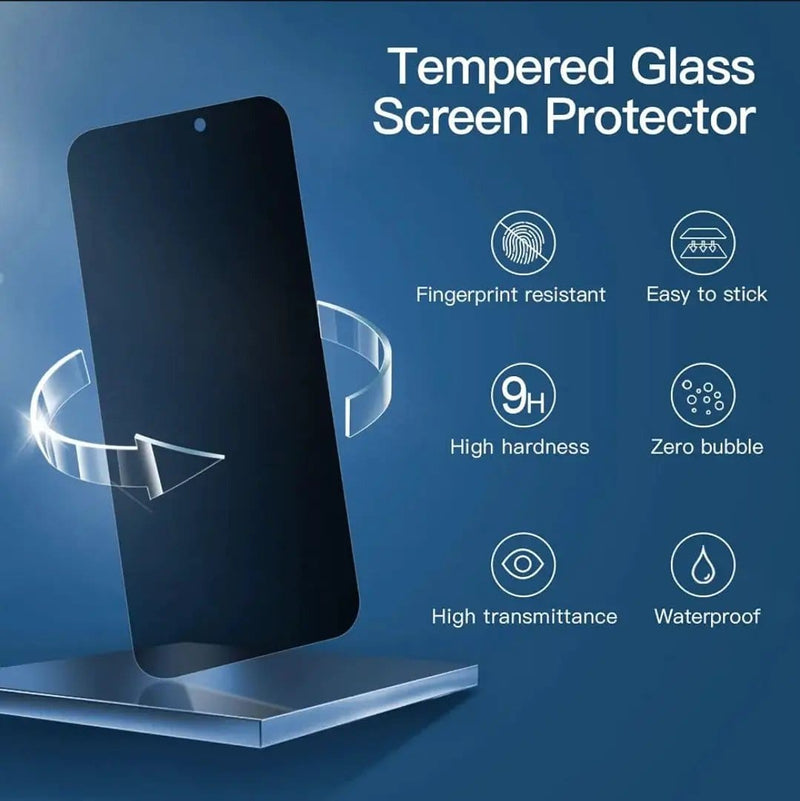 techplus iPhone 15 Plus Privacy Tempered Glass Screen Protector 2 Pack 9H Anti Spy 2 5D iPhone 15 Plus Privacy Screen Protector 2 Pack 9H