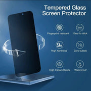 techplus iPhone 16 Pro Privacy Tempered Glass Screen Protector 9H Anti Spy 2.5D Edge IPhone 16 Pro Privacy Screen Protector 9H Anti Spy