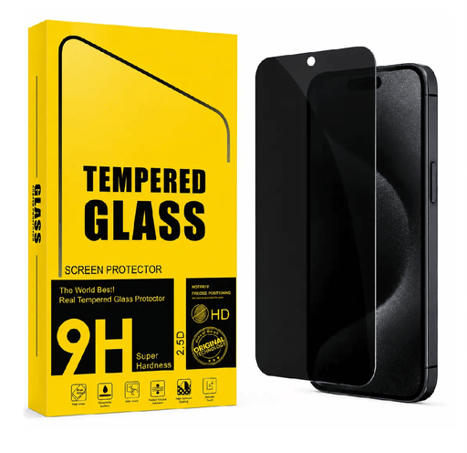 techplus iPhone 17 Pro Max Privacy Screen Protector 9H HD Anti Spy Edge iPhone 17 Pro Max Privacy Screen Protector 9H HD