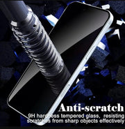 techplus IPhone 16 Privacy Tempered Glass Screen Protector 9H Anti Spy Rounded Edge IPhone 16 Privacy Screen Protector 9H Anti Spy
