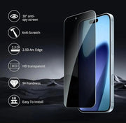 techplus iPhone 16 Plus Privacy Tempered Glass Screen Protector 2 Pack 9H HD Anti Spy iPhone 16 Plus Privacy Tempered Glass Screen Protector