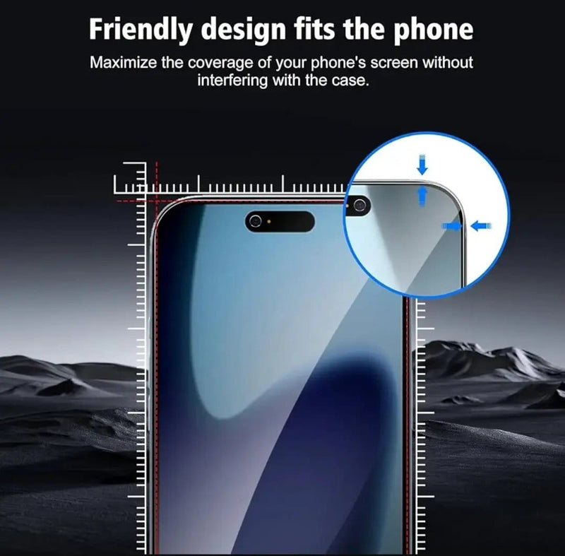 techplus iPhone 15 Plus Privacy Tempered Glass Screen Protector 2 Pack 9H Anti Spy 2 5D iPhone 15 Plus Privacy Screen Protector 2 Pack 9H