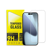 techplus iPhone 17 Pro Clear Tempered Glass Screen Protector 9H HD 2.5D Edge iPhone 17 Pro Clear Tempered Glass Screen Protector