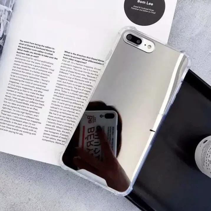 Silicone Case for iPhone 6 Plus/6s Plus (Silver Mirror) – view 3