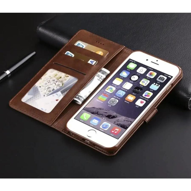 9eight5 Phone cases Synthetic Leather Flip Case for iPhone 7 / 8 (Brown) Synthetic Leather Flip Case for iPhone 7 / 8 (Brown)