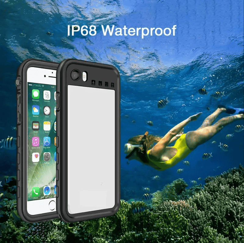 techplus Redpepper Waterproof Case for iPhone SE Black TechPlus Redpepper IPhone SE Waterproof Case Black