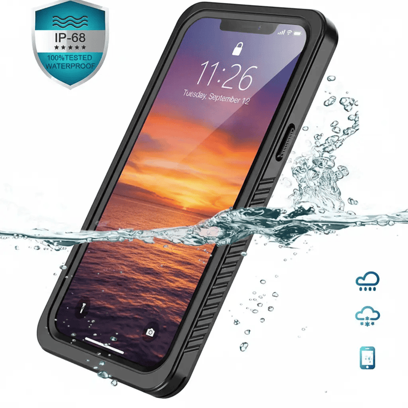 techplus iPhone 13 Waterproof Case Redpepper Full Protective Cover iPhone 13 Waterproof Case Redpepper Full Protection