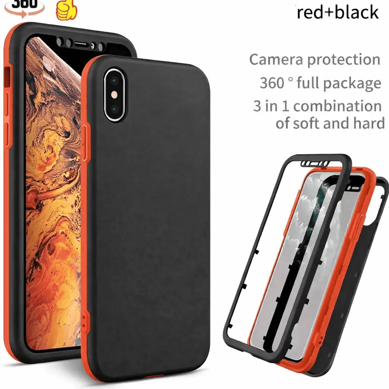 iPhone XS 360 Degree Case – 3-Piece Full Body Protection Cover – view 2