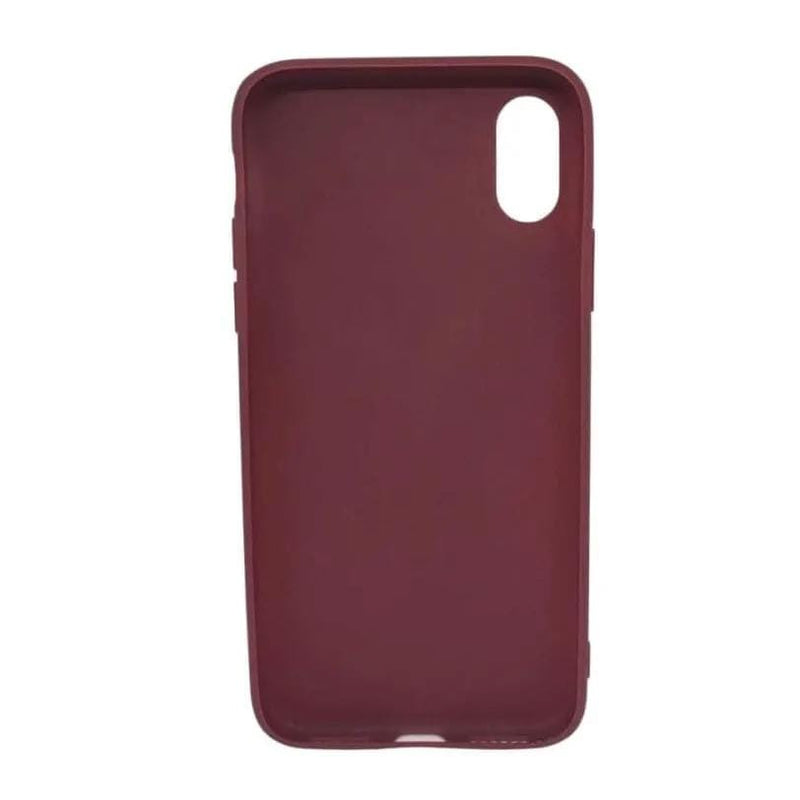 9eight5 Phone cases Silicone Case for iPhone X / XS (Maroon) Silicone Case for iPhone X / XS (Maroon)