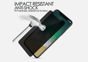 techplus iPhone X Privacy Tempered Glass Screen Protector – 9H Anti-Spy IPhone X Privacy Screen Protector Tempered Glass 9H