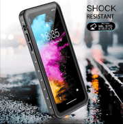 techplus iPhone XS Waterproof Case Redpepper Full Protective Cover Redpepper iPhone XS Waterproof Case 360 Armor