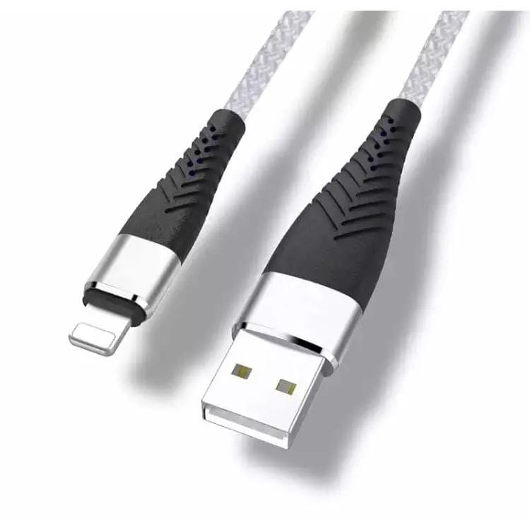 Charger Cable for iPhone/iPad 1m (Black & White) – view 1