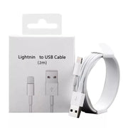9eight5 Phone/Tablet Accessories Charger Cable for iPhone/iPad - 2m (White) Charger Cable for iPhone/iPad - 2m (White)