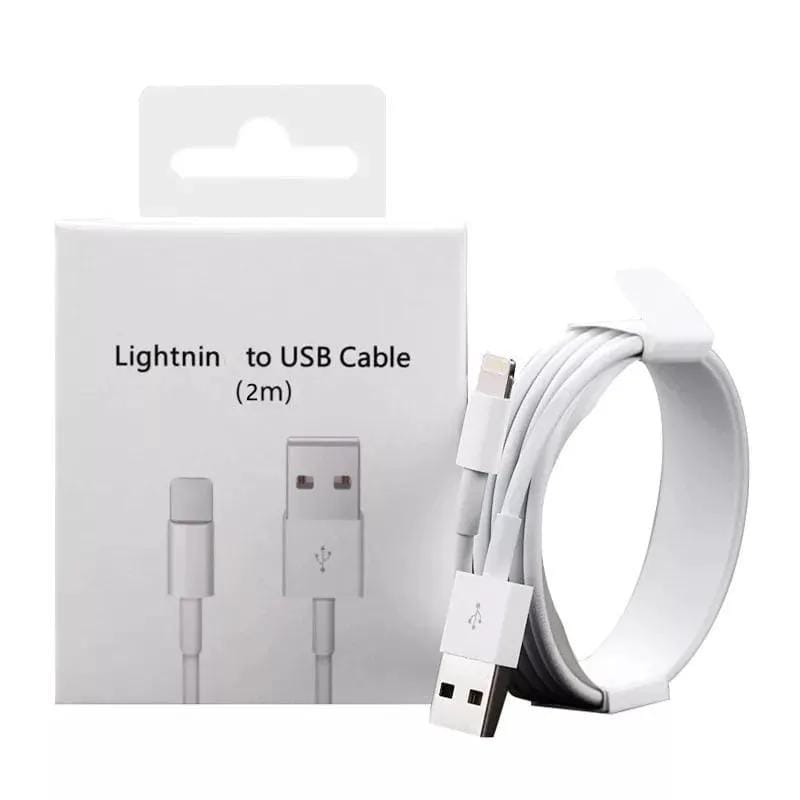 9eight5 Phone/Tablet Accessories Charger Cable for iPhone/iPad - 2m (White) Charger Cable for iPhone/iPad - 2m (White)