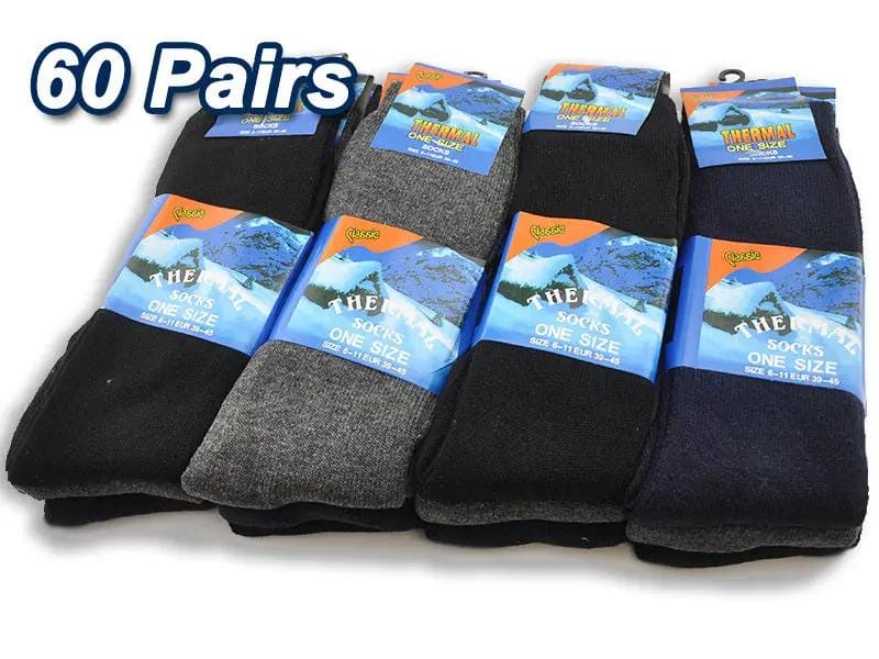 dealonline.co.nz dealonlinenz (60 Pairs) Men's Thermal/Work Socks (60 Pairs) Men's Thermal/Work Socks