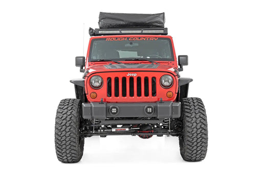 Rough Country Front Bumper Caps for Jeep Wrangler JK and Unlimited 2007 2018 – view 2