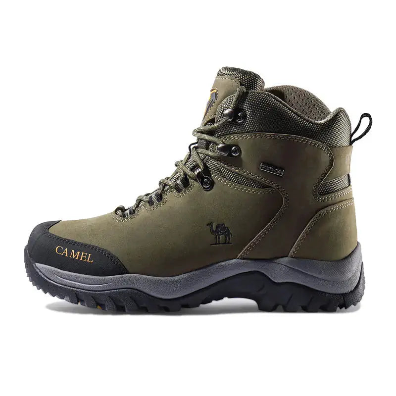 Waterproof High-Top Hiking Boots - Camel Brand – view 12