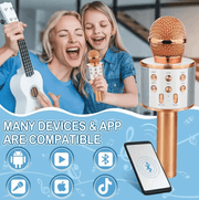 Wireless Bluetooth Karaoke Microphone– 5-in-1 Portable Mic – view 4