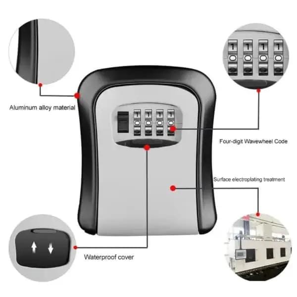 9eight5 Tools & Models Key Lock Box Key Lock Box